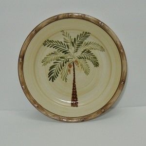 Home Trends West Palm Botanical Dinner Plate 10 5"